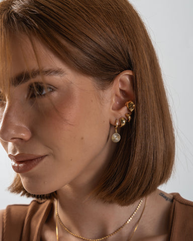 Brinco Argolinha Coin Dourado Brinco Argolinha Coin Dourado