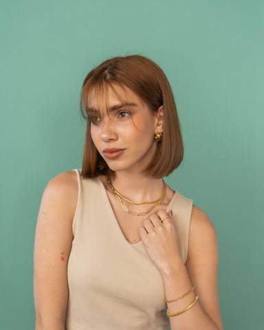 Colar Elos Dourado Colar Elos Dourado