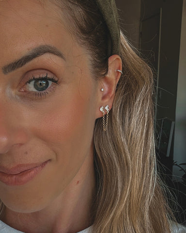 Brinco Correntinha Dourado Brinco Correntinha Dourado