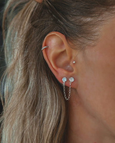 Brinco Correntinha Prata Brinco Correntinha Prata