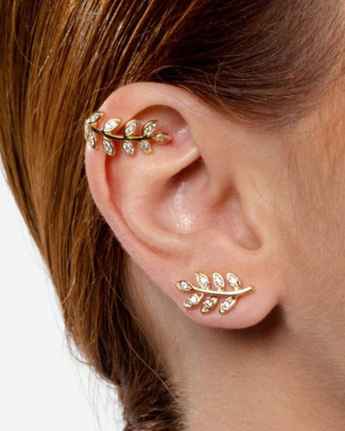 Brinco Leaves Dourado Brinco Leaves Dourado