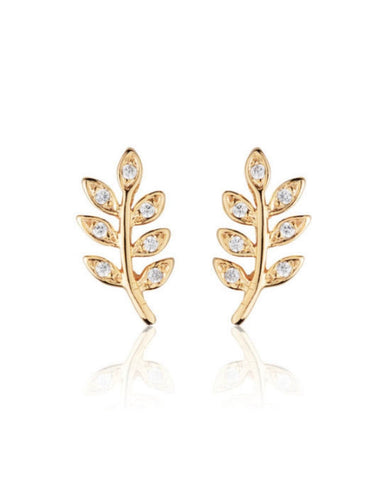 Brinco Leaves Dourado Brinco Leaves Dourado