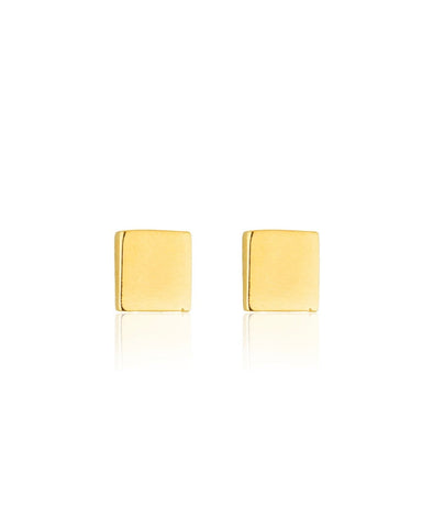 Brinco Mini Square Dourado Brinco Mini Square Dourado