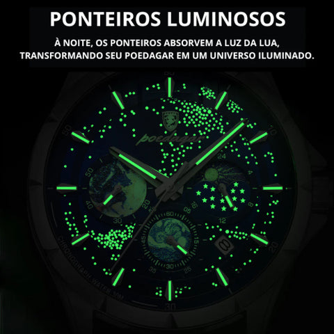 Relógio Poedagar Universo® Relógio Poedagar Universo®