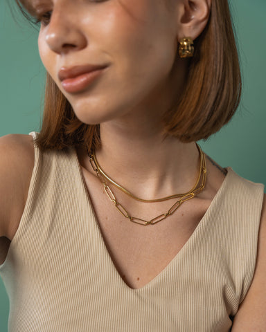 Colar Elos Dourado