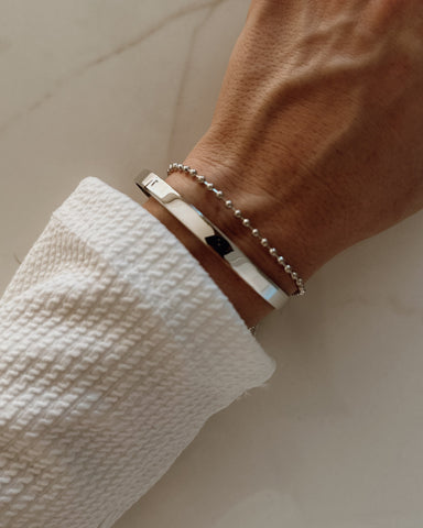 Bracelete Liso Prata